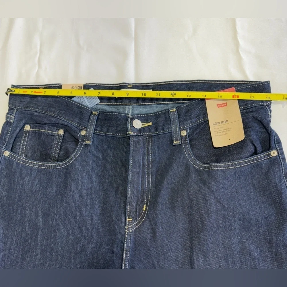 Levi's Dark Blue Straight Men's Jeans 31X30
